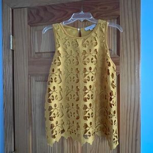 Loft Mixed Media Top